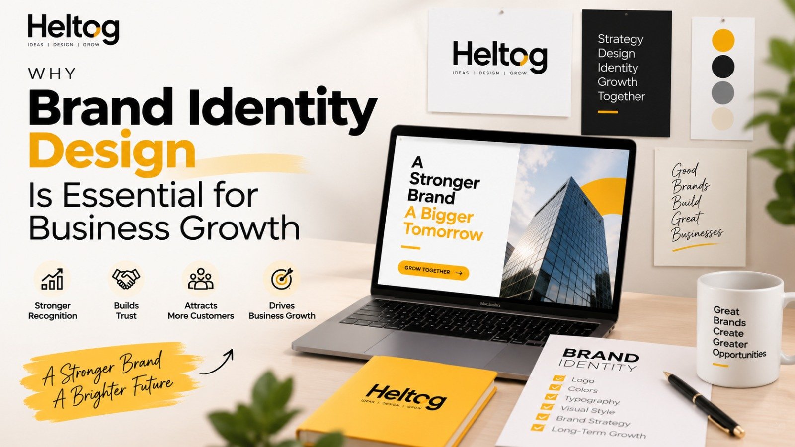 Why Brand Identity Design Is Essential for Business Growth