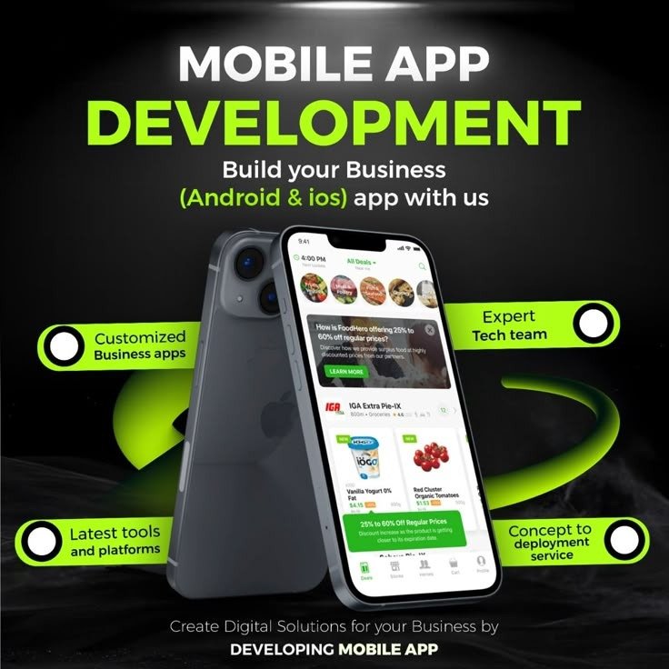 Mobile App Development Services – Custom Solutions for Android & iOS